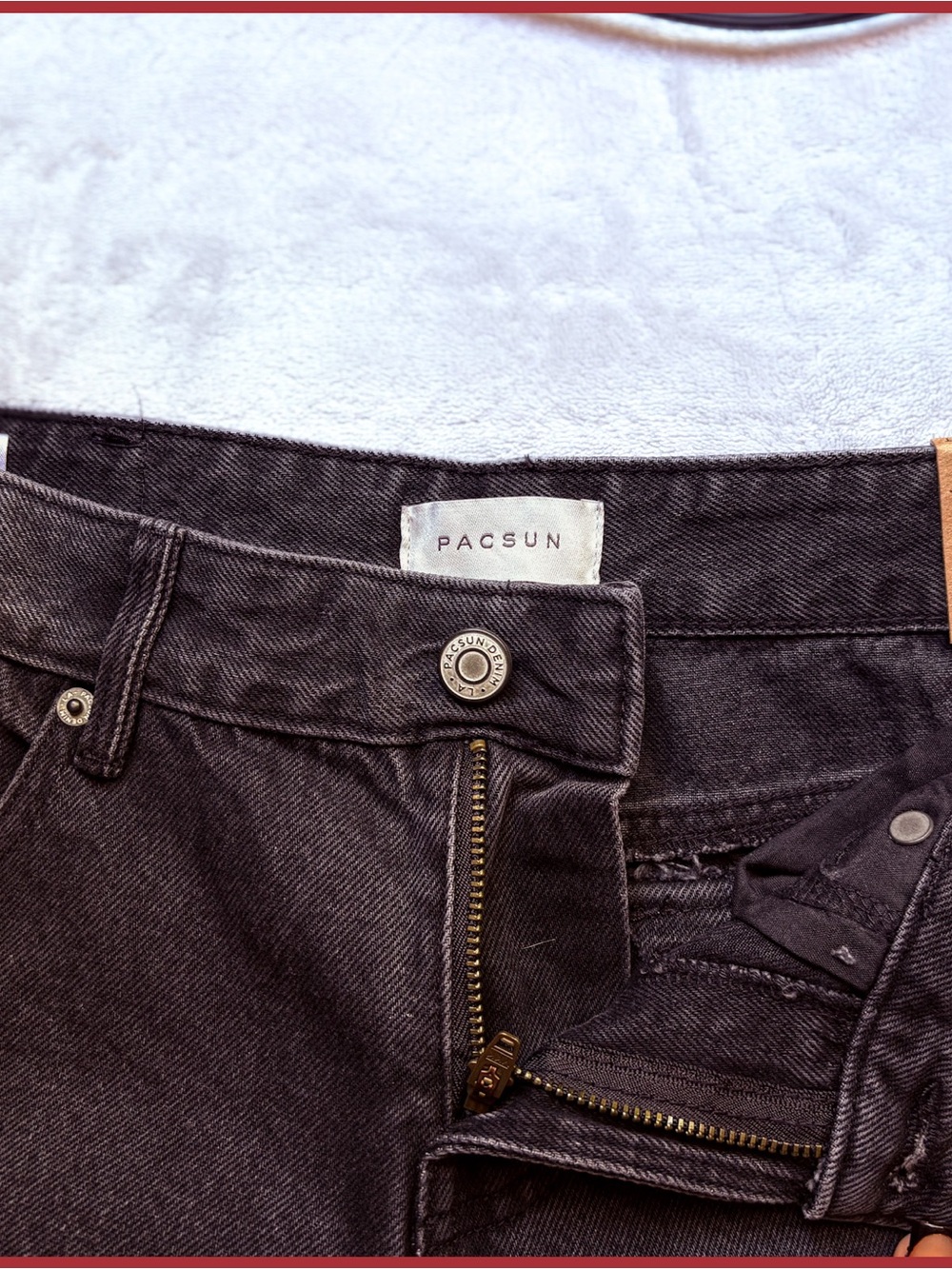 PacSun Women's Boot Cut Jeans in Black Wash